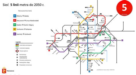 Warszawa Chce Mie Linii Metra Opublikowano Plany Mapa Forsal Pl