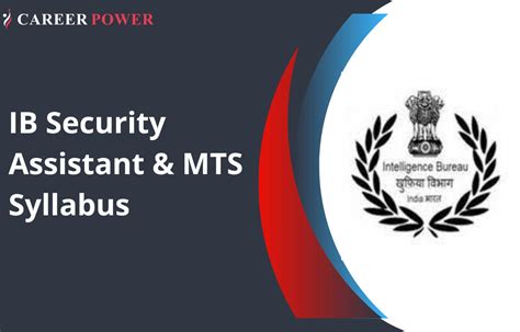 Ib Security Assistant Syllabus For Sa And Mts Posts