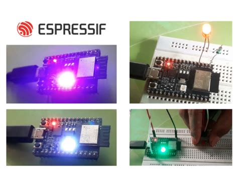 Controlling A Led With Esp C Devkitm Development Board Using Esp