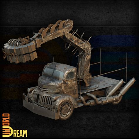 ArtStation - 20 Apocalyptic Car 3D Models with Textures | Game Ready | Vol 1