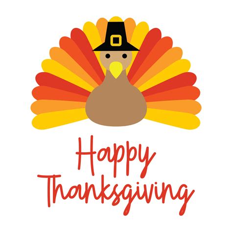 Vector Illustration Of A Happy Thanksgiving Day Celebration Design With