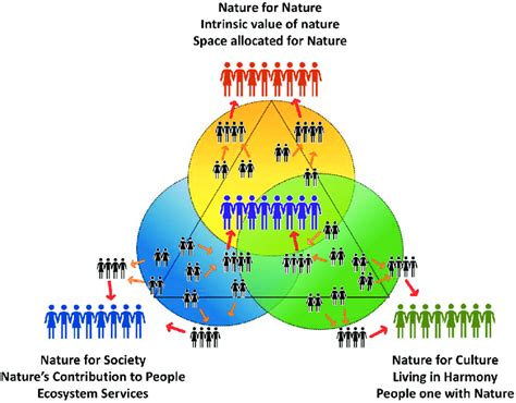 The Nature Futures Framework NFF Triangle Representing The Three