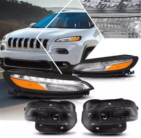 Par Faros Led Jeep Cherokee Meses Sin Inter S