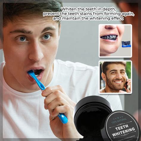 Teeth Whitening Activated Organic Charcoal Powder Perfect Smile