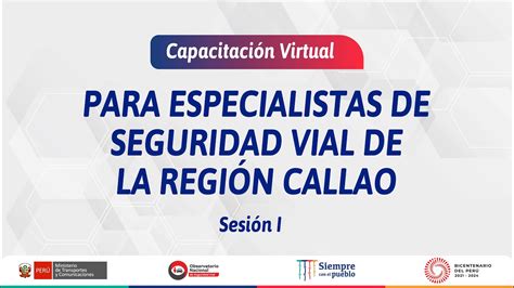 Capacitación Virtual para Especialistas de Seguridad Vial de la Región