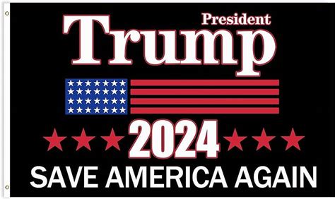 Trump 2024 Flags 3x5 Outdoor Made In Usa Double Sided 3 Ply Heavy Duty