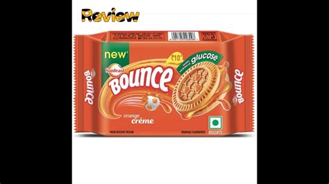 Sunfeast Bounce Orange 🍊 Creme Biscuits Review Youtube