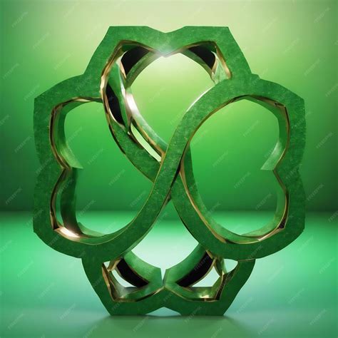 Premium Ai Image Infinity Symbol Eternal Endless Infinity Sign Green Hexagon