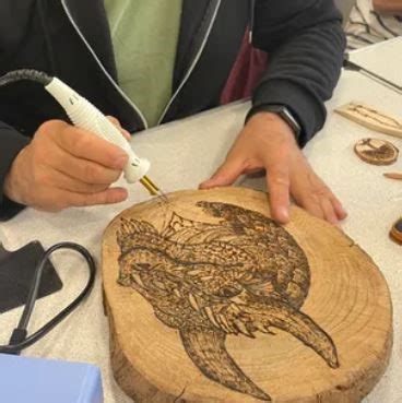 Houtbranden Pyrografie Workshop Prometheus