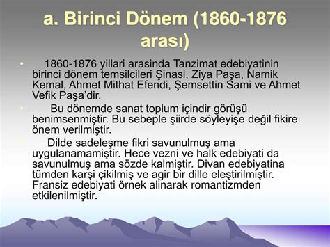 PPT TANZİMAT EDEBİYATI PowerPoint Presentation free download ID