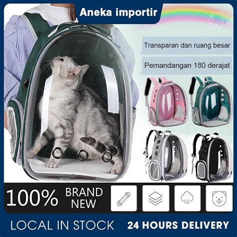 Jual Tas Astronot Kucing Anjing Tas Transparan Pet Cargo Tas