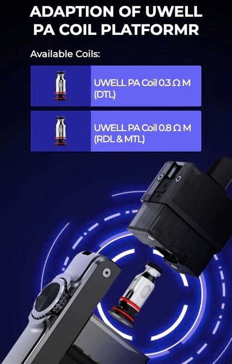 Uwell Crown B Pod Vape Kit Uwell Pa Series Vape Uk