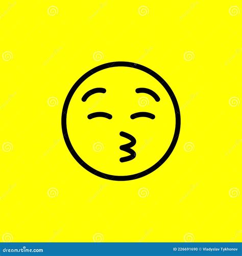 Whistling Emoji Emoticon Icon 3d Cartoon Character Vector Illustration