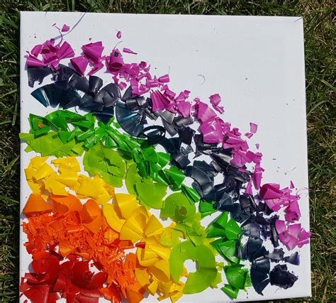 Melted Crayon Art Ideas for Kids