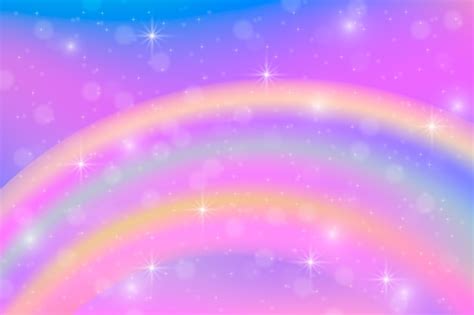 Free Vector | Realistic rainbow glitter background