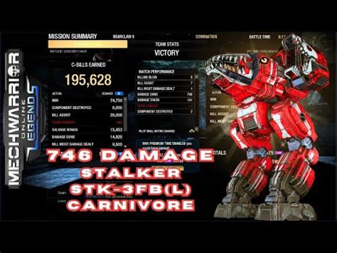 Mwo Stalker Stk Fb L Damage At Bearclaw Ii Kmdd Best Match