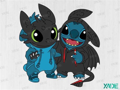 Stitch Dressed As Toothless