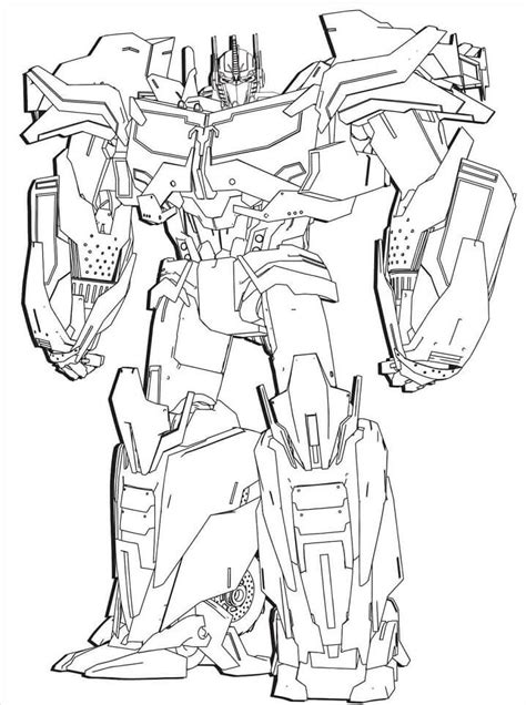 giant optimus prime coloring page  printable coloring pages  kids