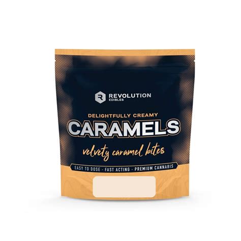 Creamy Caramels 1pk 100mg Revolution Cannabis Caramel Bite Jane