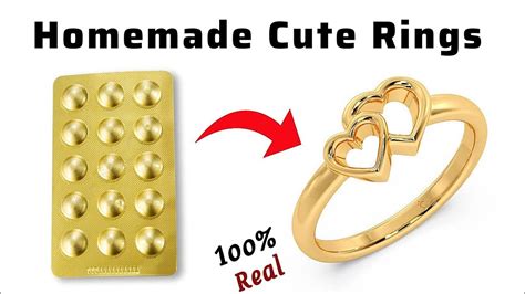 Diy Ring Idea How To Make Ring Homemade Ring Diy Ring Couple Love Rings Make Ring Homemade