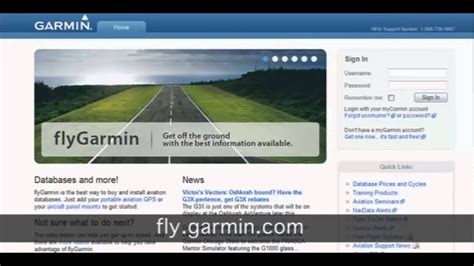 Fly Garmin Getting Started Youtube