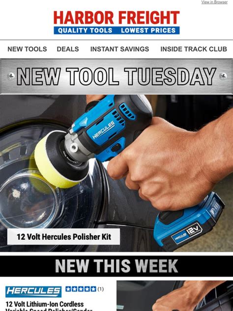 Harbor Freight Tools New Tools Are Here Milled