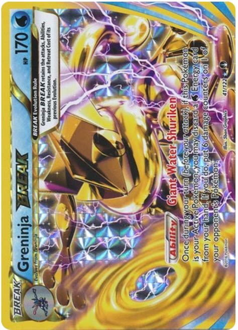 Greninja Break Breakpoint 41 Pokemon Card