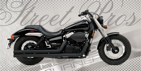 Black exhaust pipes honda shadow phantom