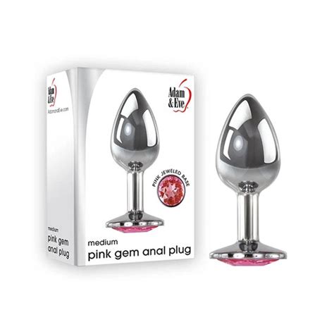 Pink Gem Anal Plug Medium Varta Mayoreo Distribuidora De Juguetes