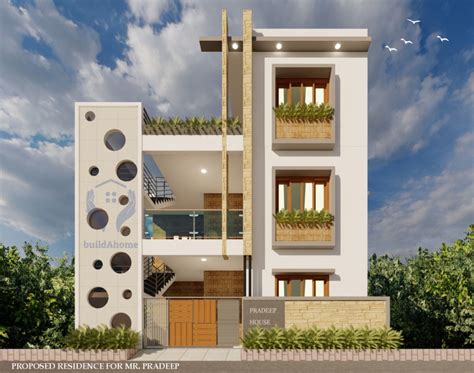 Duplex Elevation Best Exterior Design Architectural Plan Hire A Make My House Expert