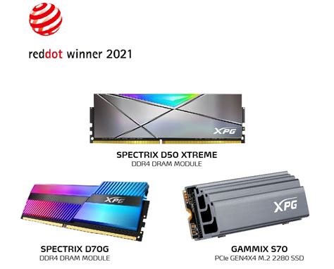 Xpg Wins Three Red Dot Awards Product Design Techbroll