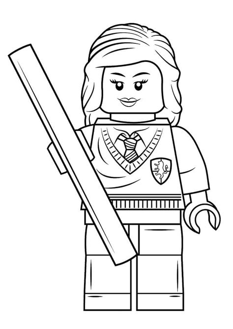 Dibujos De Hermione Granger De Lego Harry Potter Para Colorear Para