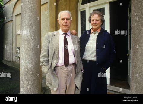 Anthony Powell Author With Wife Lady Violet Powell Born Violet Stock