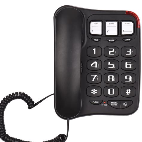 Big Button Phone For Seniors Home Photo Memory Corded Phone Wired