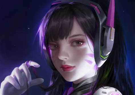 Artwork Dva Overwatch Wallpaperhd Games Wallpapers4k Wallpapers