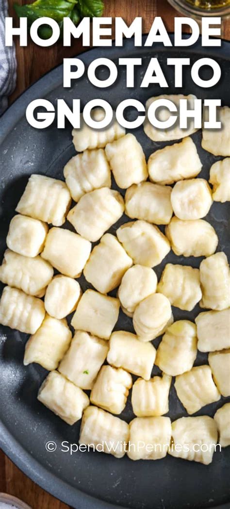 Homemade Potato Gnocchi Recipe Just 4 Ingredients Spend With Pennies