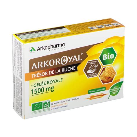 Arkopharma ARKOROYAL Gelée Royale Bio 1500 mg 20 pc s Redcare Pharmacie