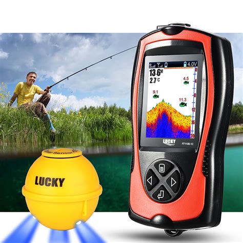 Windfall Fish Finder HD LCD Wireless Portable Sonar Sensor Transducer