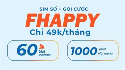 Gói Fhappy VinaPhone 49k tháng