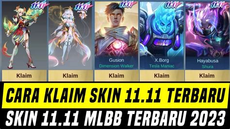 Cara Klaim Skin Terbaru Mlbb Event Promo Diamond Klaim