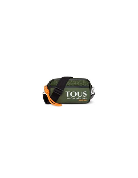 Bolso Tous Bandolera Reporter Caqui Kaos Mini Evolution Nylon Ltimas