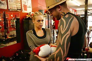 Blonde Knockout Gets Brutally Banged By Her Big Dicked Boxing Coach