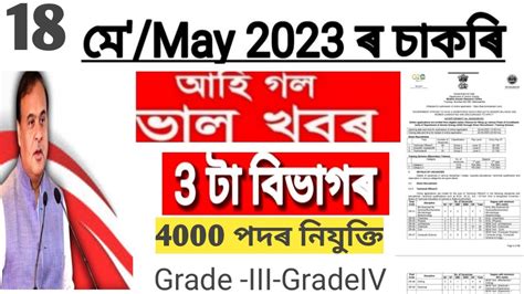 আহি গল ভাল খৱৰadre Recruitment Assamgrade3and4 Assamgovt Job Assam Govt Job Today Dme Admit Dme