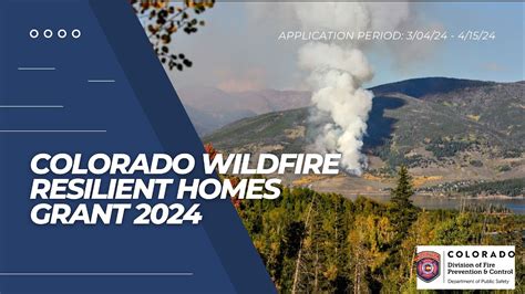 Colorado Wildfire Resilient Homes Grant Program Now Accepting Applications Northern Colorado