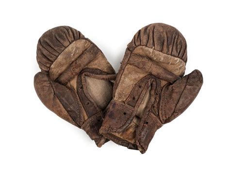 Antique Boxing Gloves Late 19thearly 20th Century Small Size