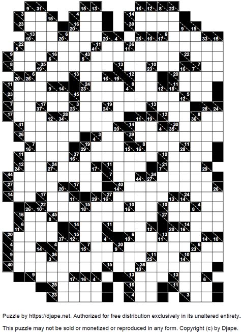 Big And Difficult Free Kakuro Puzzle Printable Pdf X