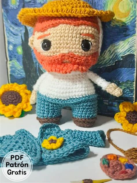 Van Gogh Muñecas Amigurumi Patrones Gratis PDF