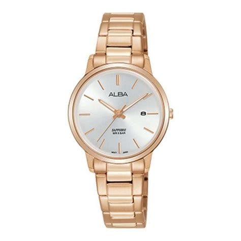 Promo Alba Jam Tangan Wanita Alba Ah R Analog Tali Rantai Logam