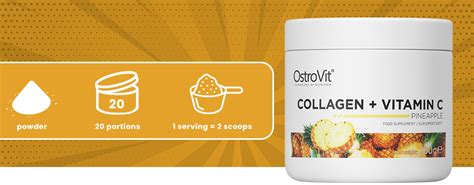 Collagen Vitamin C 200g OstroVit Body Shop Nutrition