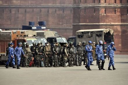 COUNT Heavy Security Deployment Continues At Red Fort New Delhi